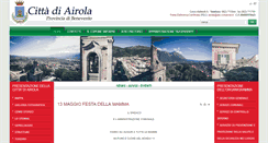 Desktop Screenshot of comune.airola.bn.it